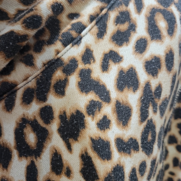 VS PINK HTF LEOPARD COWL NECK HOODIE - Picture 6 of 10